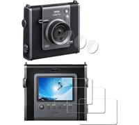 [3Pcs Protection D'Ecran Pour Fujifilm Instax Wide Evo Instant Film Camera+[3Pcs] Pet Film Pour Objectif,Verre Trempé,Dureté 9H,Anti-Rayure,Sans Bulle,Anti-Empreinte,Installation F[GOP6252643]