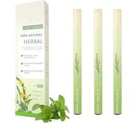 3pcs Purificateur De Poumons À La Molène - Stylo Diffuseur À Base De Pl-antes Amélioré, Bâtonnet Inhalateur Naturel Pour Faciliter La Respiration, Inhalateur De Molène Pour Le Nettoyage Des Poumons