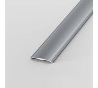 3pcs Rampe De Seuil Aluminium, Barre De Transition De Plancher en Aluminium, Barre Décorative pour Seuil, pour La Rampe De Porte Carrelage Stratifié(Iron Gray,2.8cm/1.10in)