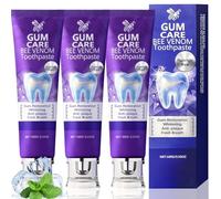 3PCS Rolimey Viocore Dentifrice au Venin d'abeille, Dentifrice au Venin d'abeille, Blanchiment des Dents, Dentifric e Blanchissant, Élimine les Taches, Pour Hommes et Femmes