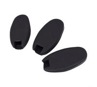 3pcs Rubber Saxophone Key Risers Palm Rest | Soft rubber material, reduces key pressure, ergonomic design, black color, easy grip