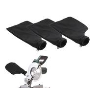 3pcs Sacs À Poussière De Rechange Pour Scie À Onglet Avec Fermeture Éclair, Sac À Poussière Pour Scie Circulaire, Sac À Débris Pour Onglet, Sacs Collecteurs DePoussière PourScie ÀOnglet Modèle 255
