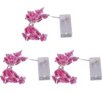 3pcs sakura corde bonne décorative basse tension batterie alimenté LED lumières de fleurs pour la maison hôtel restaurant fête rose