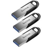 3PCS SanDisk Ultra Flair 128 Go Clé USB 3.0 jusqu'à 150Mb/s