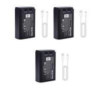 (3pcs) SCESMIA VB30 Batterie 7.2V 3500mAh Li-ion Remplacement pour GODOX V1/V1PRO - Remplacement pour VB26 avec câble de type C, compatible avec V860III, V850III Flash