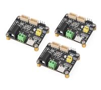 3PCS Serial Bus Servo Driver Board, Integrates Servo Power Supply and Control Circuit, for St/SC Series Serial Bus Servos, Supports 253 St/SC Series Serial Bus Servos at The Same Time