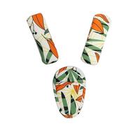 3pcs/set Easy to Wash Belt Shoulder Cushions Crotch Pad Set Stroller Strap Cover Protector Durable for Comfort High Chair Covers