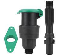 3PCS Set G3/4 Rapid Water Intake Valve Quick Coupling Valve for Lawn Irrigation Garden Horticulture ABS Material 10.2x6.1in