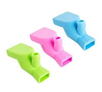 3PCS Silicone Faucet Extender Water Tap Elastic Adjustable Nozzle For Toddlers Bathroom Sink Spout Cover Easy Hand Washing