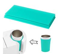 3pcs Silicone Mug Wrap, Sublimation Wrap en Silicone en 3 Épaisseurs Compatibles avec la Presse à Mug Cricut (Vert)