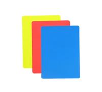 3PCS Soccer Referee Cards, Red & Yellow Cards For Professional Judging