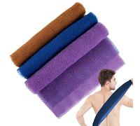 3pcs Sponge africaine Net Labour Saune élargie longue élargissement du tissu net africain Mesh pliable exfoliant une éponge nette pour les hommes sans corde à main