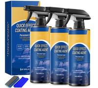 3PCS Spray Céramique Voiture,Advanced Car Quick Acting,Polish Voiture Protection Anti-Rayures,Revêtement Car Quick Acting