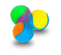 3pcs Squeaky Dog Ball, Scooby Doo Dog Ball Toy Teeth Cleaning Puppy Interactive Chew Durable Toy