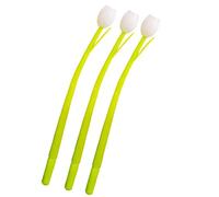 3pcs Stylos De Tulipe 0.5mm Stylo De Gel En Silicone Encre Noire Fleur Stylos Écoliers Enfants Cadeau Étudiant