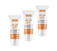 (3pcs)Sun Block Defence Face Body SPF100, Broad-spectrum Protection Against UVA UVB Rays, for All Skin Types