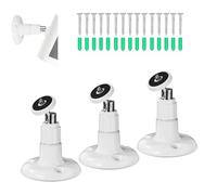 3pcs Support de Caméra de Sécurité pour Ring Stick Up Cam/Ring Indoor Cam, 360 Degrés Support de Montage Mural de Sécurité pour Intérieur Extérieur Caméra de Sécurité (Caméra Non Incluse)