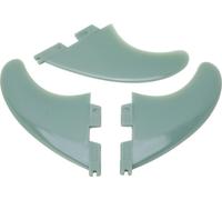 3pcs Surfboard Tail Pagaie en fibre de verre de remplacement pour les accessoires de surf vert