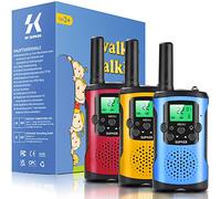 3PCS Talkies-Walkies pour Enfants, 8 Canaux Radio Bidirectionnelle pour Enfants De 3 à 12 Ans, Cadeau pour Garçons et Filles de 3 à 12 Ans, 3KM Longue Portée de pour Jeu de Camping en Plein Air