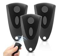 3Pcs Telecommande Portail pour Novoferm, télécommande d'ouverture de porte 433,92MHz 2 canaux, télécommande de porte de garage pour novotron 502/504/512/514(Contient 3 piles supplémentaires)
