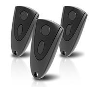 3PCS Télécommande Portail pour Novotron 502 MAX43-2, 433,92 MHz Bip Portail Compatible avec Les motorisations et systèmes Novoferm, Noir