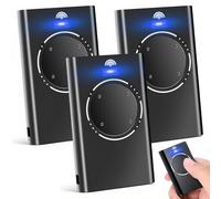 3PCS Telecommande Portail, Télécommande Porte de Garage, Telecommande 868MHz, Compatible avec XT2 868 SLH LR, XT4 868 SLH LR, 2 Canaux Noir