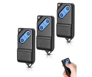 3pcs Telecommande Portail TM2 433 DS - 2 canaux - 433 MHz - Télécommande de Rechange pour ouvre-Porte de Garage
