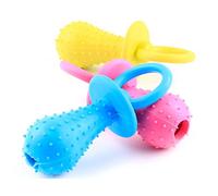 3pcs Tétines pour Chiots Chiens en Caoutchouc Jouet à Mâcher avec Son