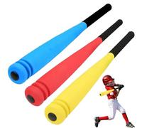 3PCS Toddler Baseball Bat, 21 inch EVA Foam Baseball Bat with Ball for Outdoor Playing GiftToddler