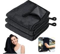 3Pcs Total Clean Chiffon Microfibre XXL, Chiffon Miro France 40 * 60cm, Shiny Bath Serviette Torchons Lavette Microfibre Ménage
