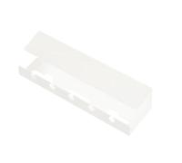 3pcs Under Desk Cable Management Tray With Clamp Power Strip Cord Holder No Drilling Spacious Supplies pour Câbles(WHITE)