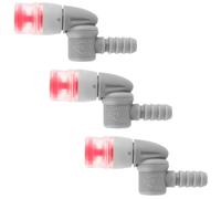 3pcs Valves de Rechange pour Embout Buccal, Kit de Connecteurs pour Valves de Morsure pour Vélo Camping Accessoires Fournitures de Plein Air Compatible avec Camelbak Poche d'Hydratation