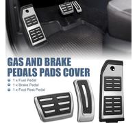 3pcs Voiture Auto Gaz Frein Pied Repos Coussinet Couverture Antidérapant Repose-pieds