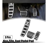 3pcs Voiture Pied Pédale Frein Essence Pédale Coussin Repose-Pieds Pédale Accessoires