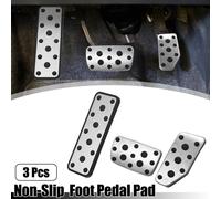 3pcs Voiture Pied Pédale Frein Essence Pédale Tampon Repose-Pieds Pédale Automatique