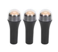 3pcs Volcanic Stone Absorbant Rouleau Contrôle de la Peau huileuse Portable Outil de Soins faciaux réutilisable Compact Noir