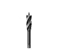 3pcs Woodworking Branch Drill, Electric Wrench Wind Batch Hexagonal Handle Hole Opener, Four-slot Four-edged Woodworking Drill(30mm(1.18inch))