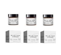3PCSNatural Wild Yam Cream - Skin Tightening Cream,Organic Face Moisturizer for Firming, Brightening Wrinkle Reduction