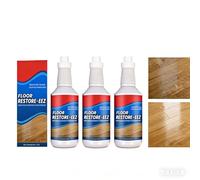 3Pièces Floor Restore Eez, Solution De Restauration Des Sols, Rénovateur Pour Sols En Bois, Liquide Rénovation Floor, Agent Protection Floors Nettoyant Réparateur Anti-Rayures Pour Parquets Stratifiés