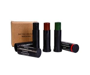 3PièCes Kit De Camouflage Peinture Visage,Bâtons de Maquillage de Peinture,Couleur De Camouflage Compatible Pour Le Visage Et Le Corps,Jeu de Maquillage de Camouflage,Grimage Militaire