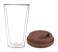 3Pièces Tasses À Café Double Verre Haute Qualité