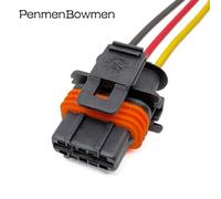 3pin B 1 Pc Connecteur Électronique Étanche Pour Injecteur Automatique, 2 3 4 5 6 Broches, 3.5mm, Faisceau De Câbles, Capteur D'oxygène, Prise Femelle 1928404627 1928403698 "Nipseyteko