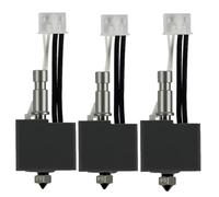 3PK hotend en céramique pour Kobra S1 Combo 0,2 mm, 0,4 mm, 0,6 mm, d'impression en acier inoxydable, kit d'extrudeuse de tête d'impression en acier inoxydable Hot end heater pour Kobra S1 ACE Pro
