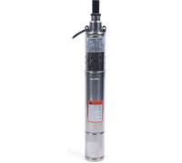 3pouces 1600 L/H 250W 80M Pompe de puits à vis Pompe à vis immergée pour puits profond Pompes à eau en acier inoxydable Câble de 20M Compatible avec le sable Acier inoxydable Deep Well