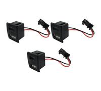 3propes - Double couche - Socket USB de type C - Courbé - Pour les voyages à la maison