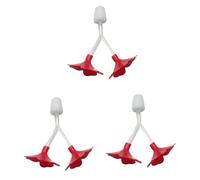 3propes Hummingbird Ensemble d'alimentation à eau avec motif floral résistant aux intempéries en forme de Y Feeder pour les amateurs d'oiseaux Mangeoire pour oiseaux pour l'extérieur