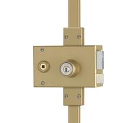 Serrure 3 points VEGA horizontal fouillot cylindre de 45mm droite - JPM - 504000-18-1A Noir G