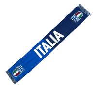3R SPORT SRL Écharpe Italie. Écharpe de l'équipe nationale italienne de football 2024 2025. Produit officiel. Enfant garçon adulte unisexe.