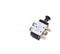 3R210-08 4R210-08 2 voies 3 Ports 5 positions interrupteur de commande pneumatique pousser et tirer vanne manuelle d'inversion avec raccords silencieux(3R210-08,Only Valve)