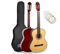 3rd Avenue Guitare Classique 4/4 Pleine Grandeur Avec Cordes En Nylon Espagnol Pour Débutant - 6 Mois De Cours Gratuits, Sac, Cordes - Naturel